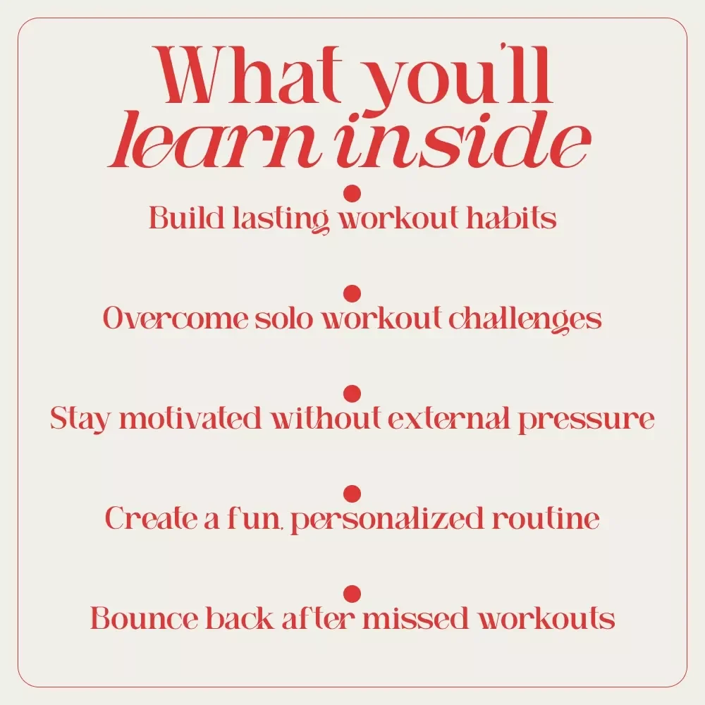 Solo Sweat: How to Motivate Yourself to Workout Alone and Love It - eBook for Building Consistent Solo Workout Habits