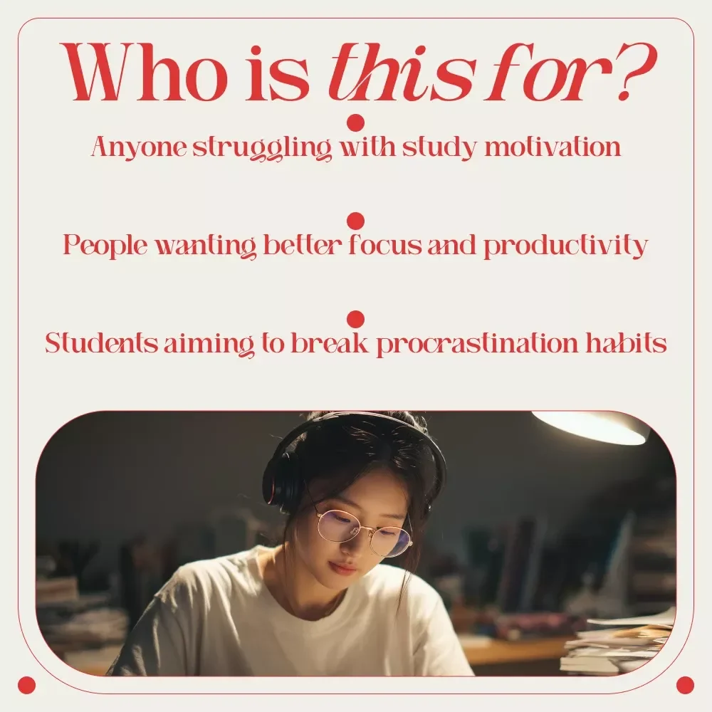 Fuel Your Focus: The Student’s Guide to Finding Study Motivation | Digital Download Guide