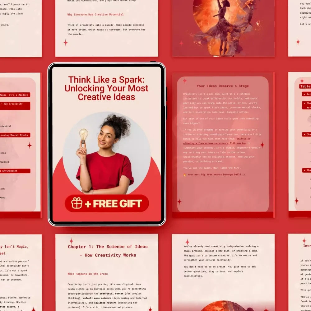 Think Like a Spark: Unlocking Your Most Creative Ideas eBook – Learn How to Think Creative Ideas and Spark Innovation