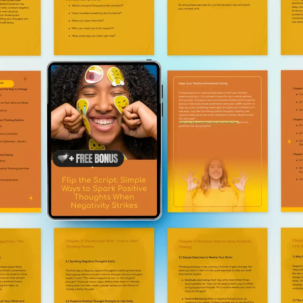 Flip the Script: Simple Ways to Spark Positive Thoughts When Negativity Strikes – Your Guide on How to Think Positive Thoughts When Feeling Negative