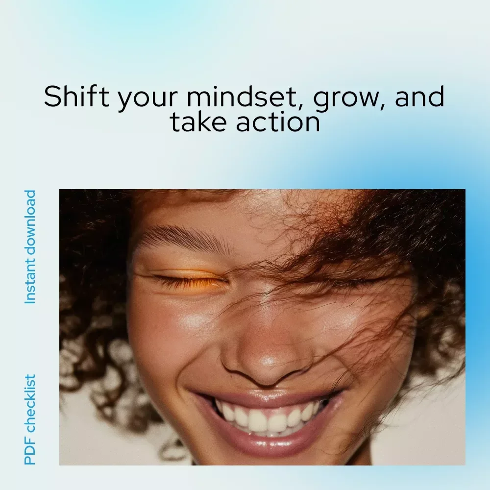 The Mindset Shift Action Checklist: Your Growth Blueprint – Digital Checklist for Mindset Shifts for Personal Growth