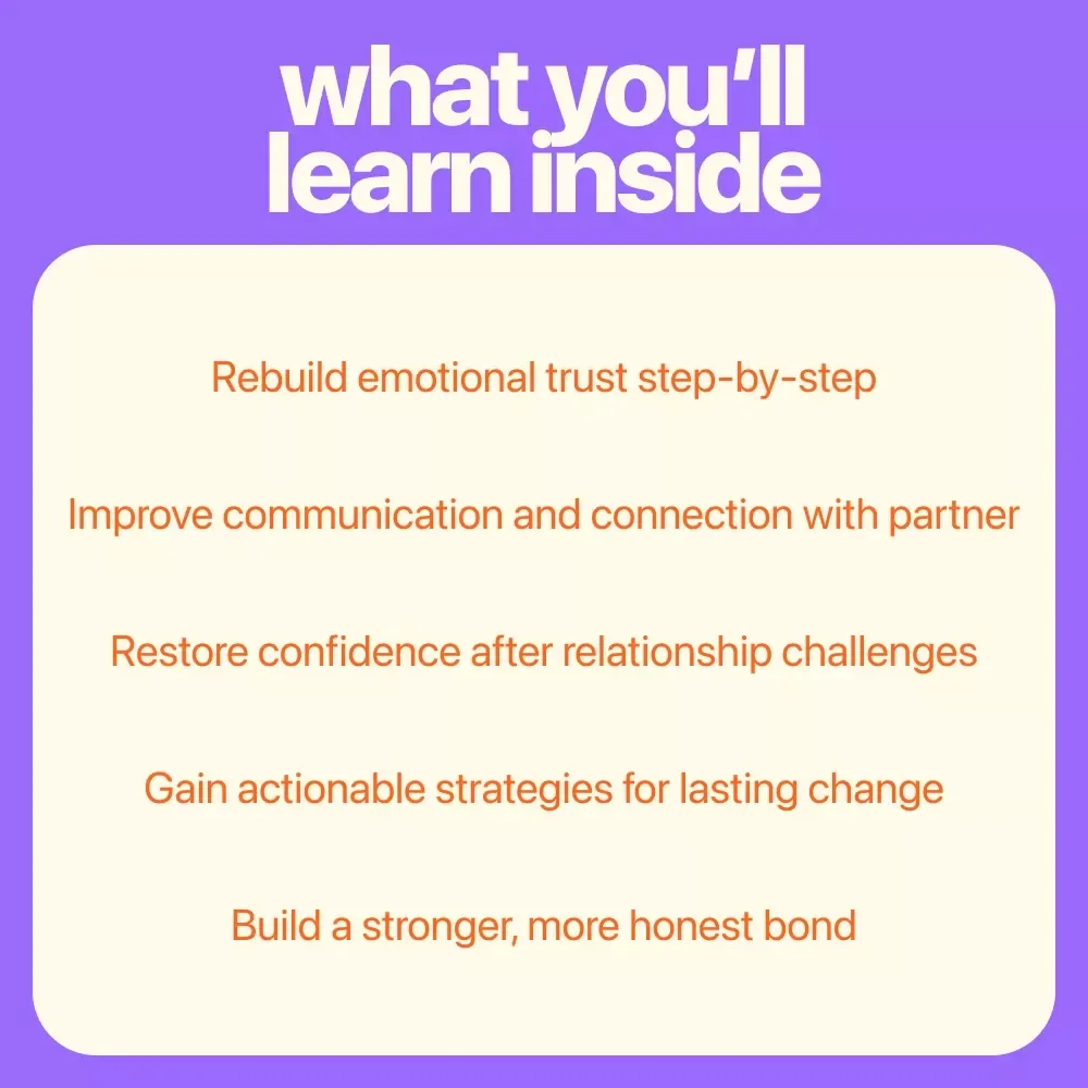 Reignite the Trust: How to Gain Confidence Back in Your Relationship - eBook Guide to Rebuilding Love and Trust