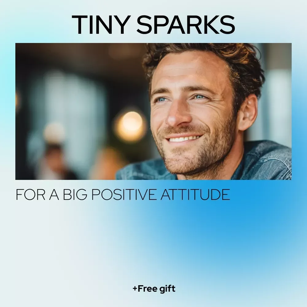 Checklist: Tiny Sparks for a Big Positive Attitude — Your Daily Boost Plan | Digital Checklist with Small Quotes on Positive Attitude for Mindset & Motivation