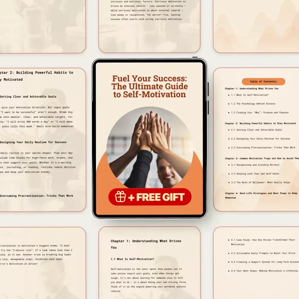 Fuel Your Success: The Ultimate Guide to Self-Motivation - Digital Download