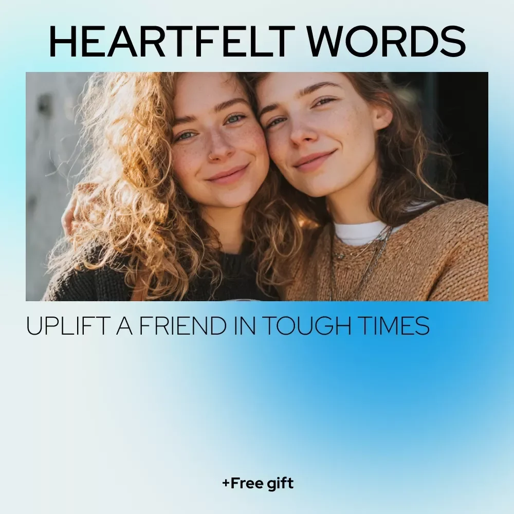 Heartfelt Words: How to Uplift a Friend in Tough Times - A Digital Guide to Offering Support and Comfort