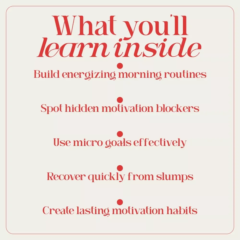 Fuel Your Workday: How to Motivate Yourself to Show Up and Shine | Digital Guide for Daily Motivation, Career Mindset & How to Motivate Myself to Go to Work