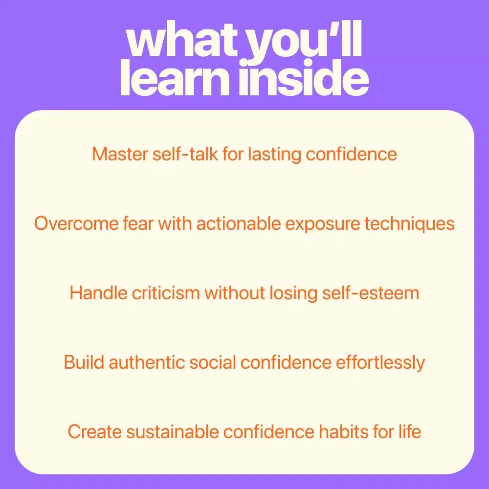 Unshakeable: The Real-World Guide to Building Unbreakable Confidence – Digital Download for Building Lasting Self-Esteem, Overcoming Fear, and Mastering Social Confidence