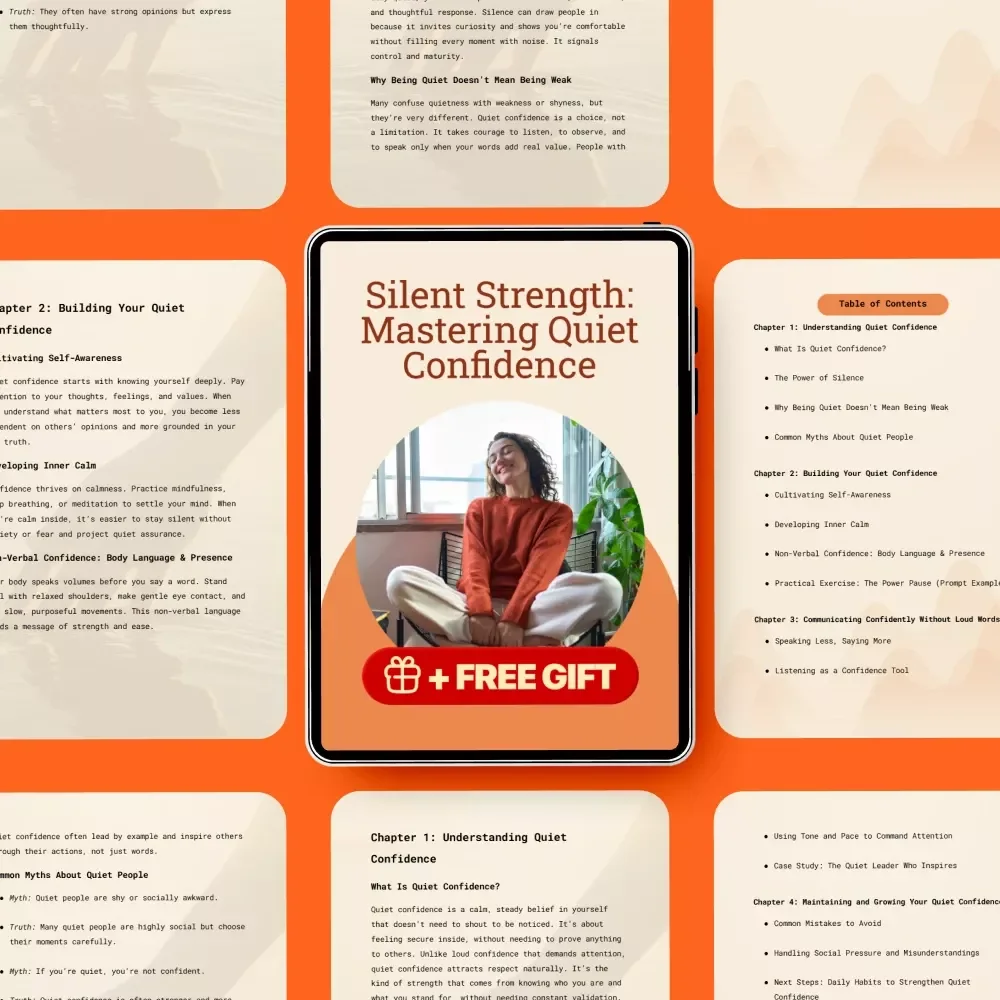 Silent Strength: Mastering Quiet Confidence - A Powerful Guide to Unlocking Inner Strength & Communication