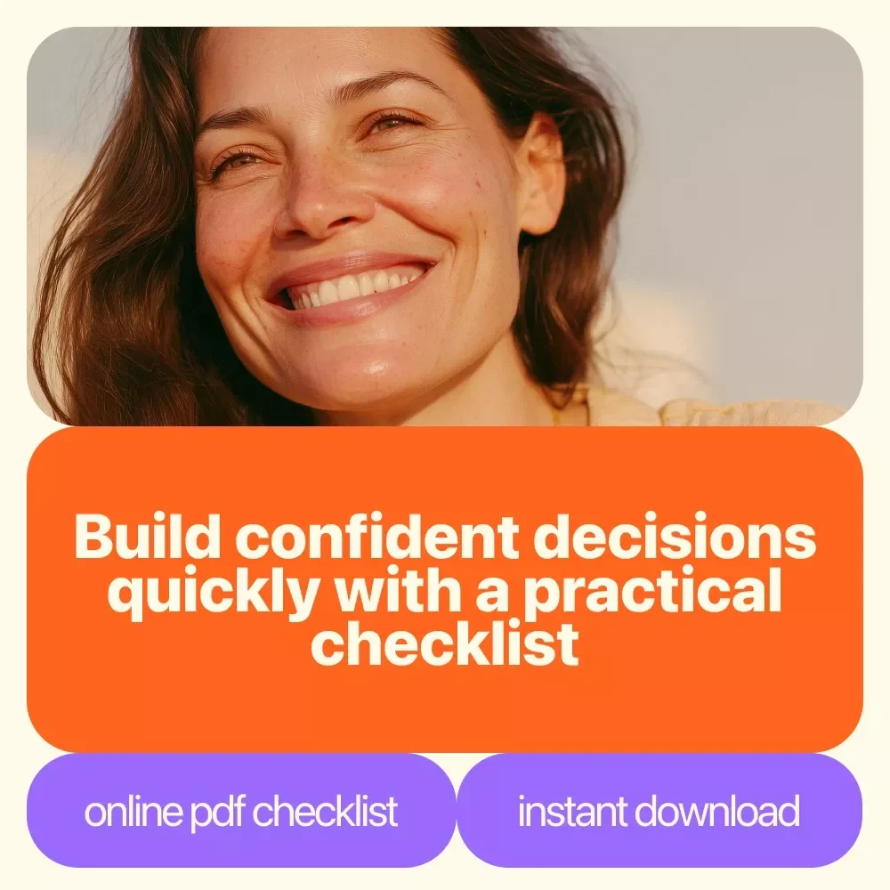 The Confident Decision-Maker’s Power Checklist: How to Be More Confident in Your Decisions