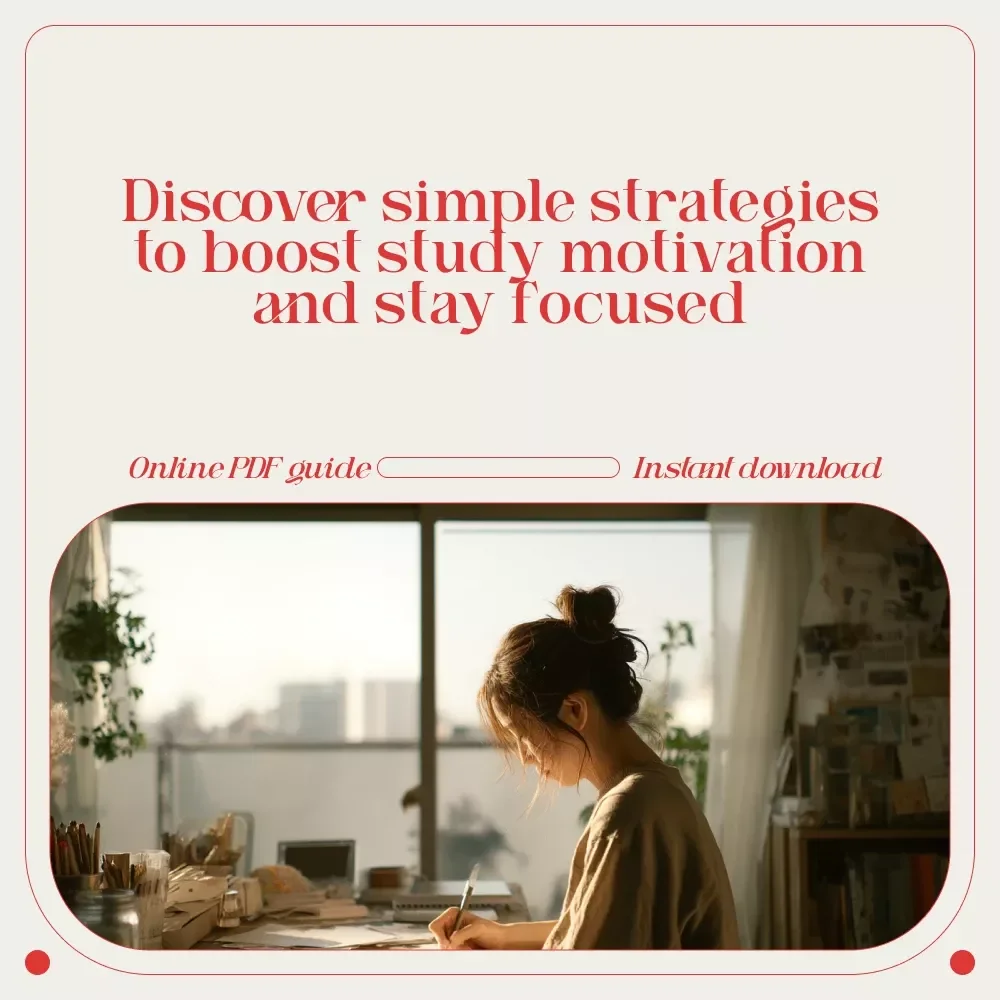 Fuel Your Focus: The Student’s Guide to Finding Study Motivation | Digital Download Guide