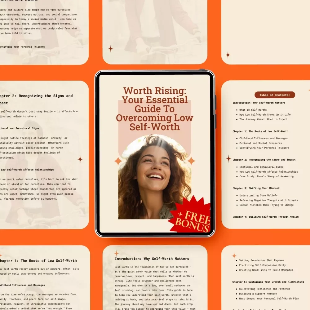 Worth Rising: Your Essential Guide to Overcoming Low Self-Worth – A Digital Download eBook to Build Confidence and Self-Esteem