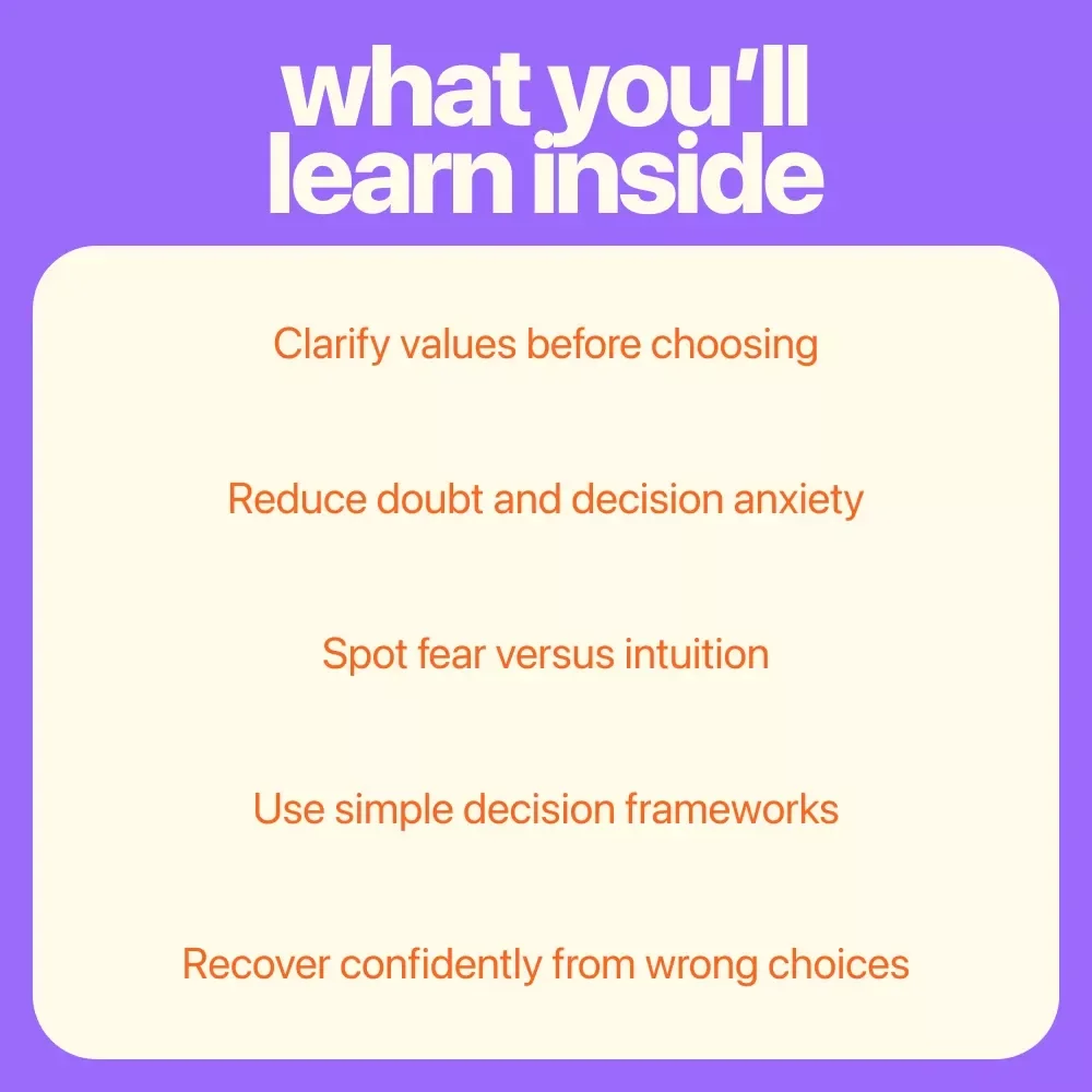 Decide & Conquer: The Confident Path to Smart Choices – A Practical Guide on How to Be More Confident in Your Decisions