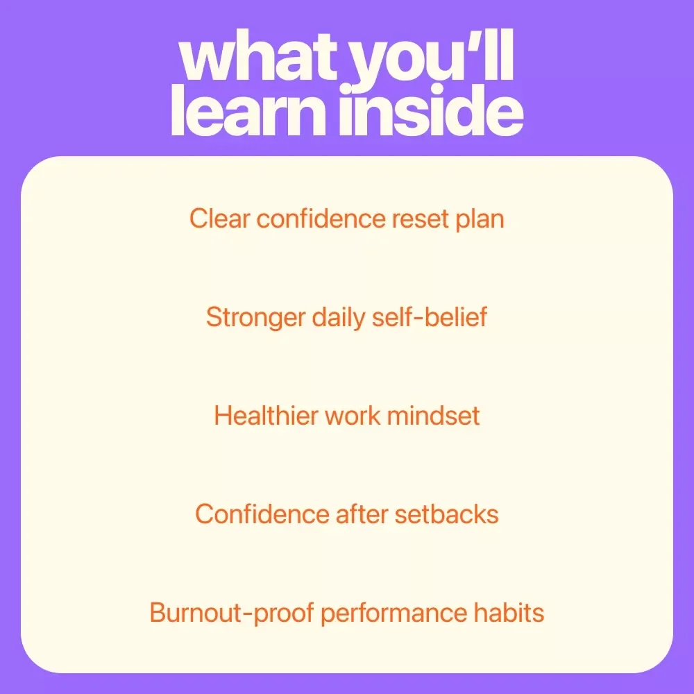 Bounce Back Bold: Your Quick Guide to Regaining Confidence at Work | How to Regain Your Confidence at Work Guide for Professionals
