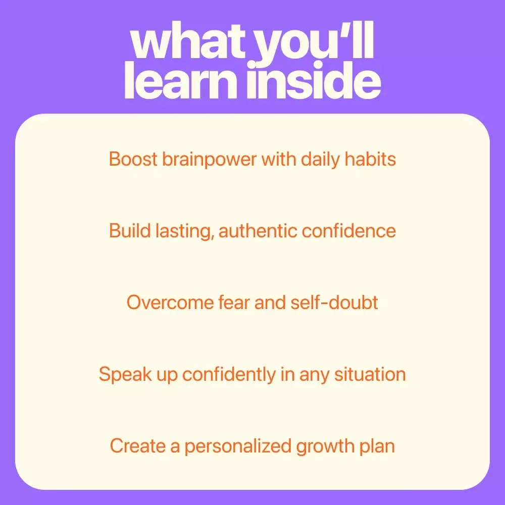 Brain & Bold: The Smart Path to Confidence | Digital Confidence Guide, Self-Improvement eBook, Smart Thinking & Personal Growth Download