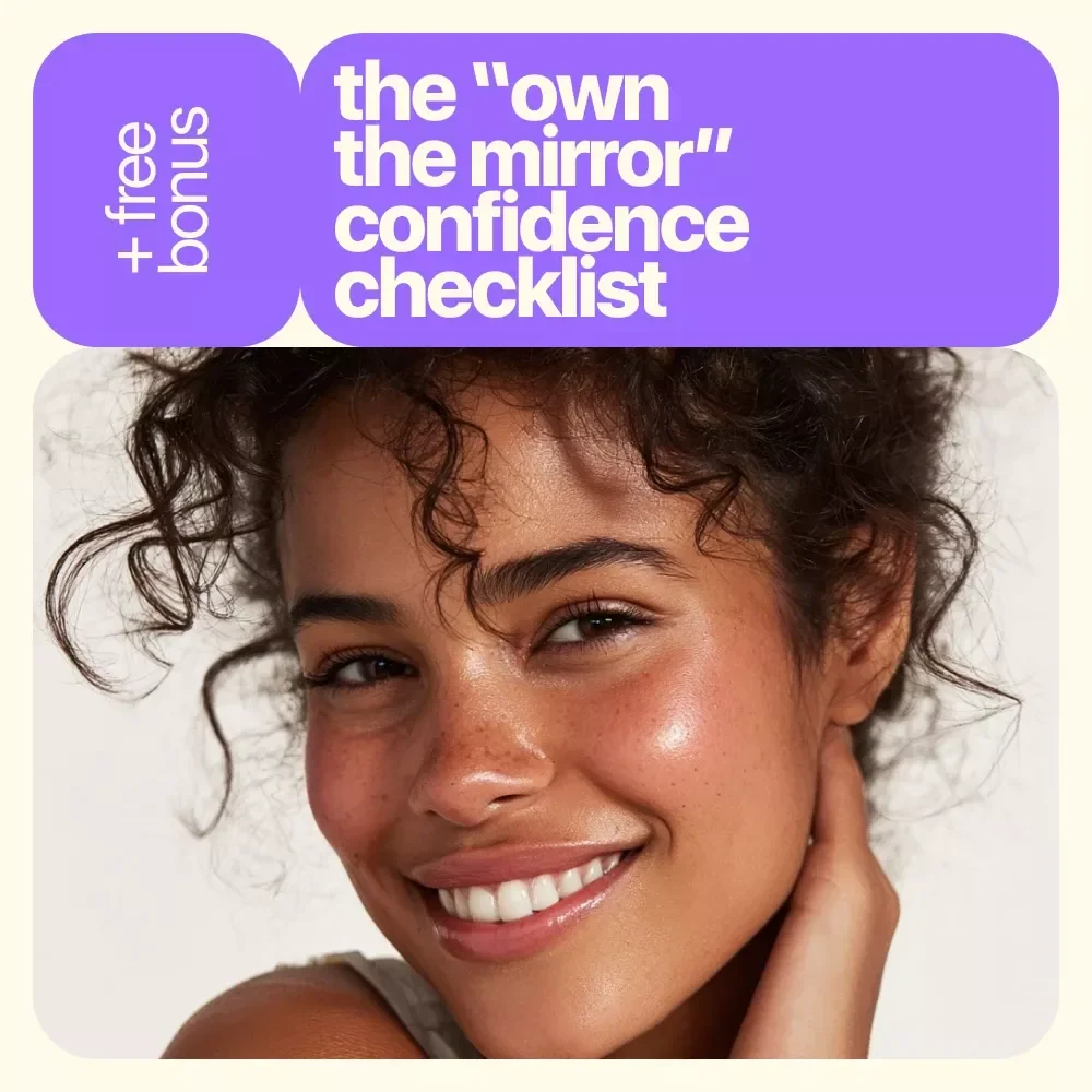 The “Own the Mirror” Confidence Checklist | Daily Guide on How to Be More Confident in Your Appearance | Printable Digital Checklist