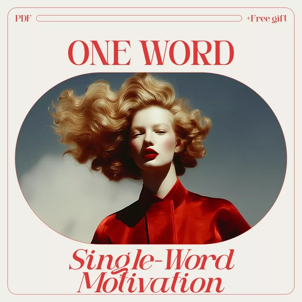 ONE WORD: The Power of Single-Word Motivation – A Digital Guide for Focused Success