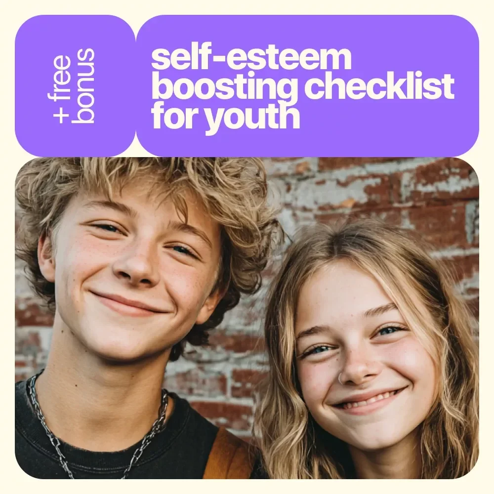 Shine From Within: Self-Esteem Boosting Checklist for Youth | Printable Confidence Builder | Self Esteem Therapy Activities for Youth