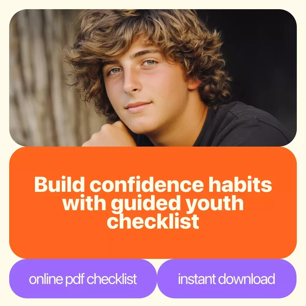 Shine From Within: Self-Esteem Boosting Checklist for Youth | Printable Confidence Builder | Self Esteem Therapy Activities for Youth