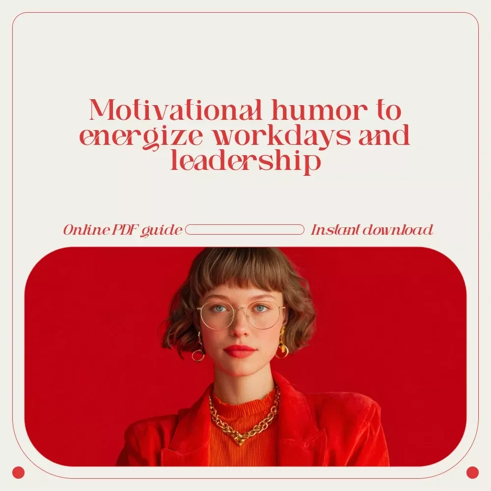 Laugh & Lead: Hilariously Motivating Quotes to Power Up Your Workday – Workplace Humor Guide, Motivational Quotes eBook, Leadership Positivity Download