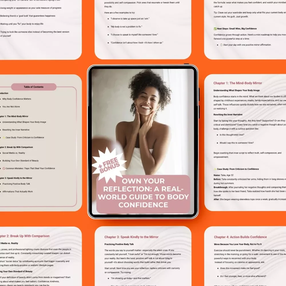 Own Your Reflection: A Real-World Guide to Body Confidence | How to Gain Confidence in Your Body | Practical Mindset & Mirror Work Guide