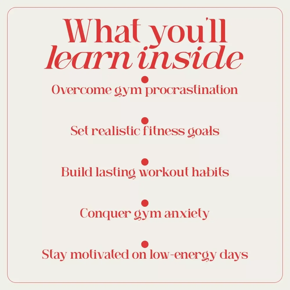 From Couch to Crunches: How to Get Motivated to Hit the Gym eBook – Your Ultimate Guide to Gym Motivation and Building Consistency