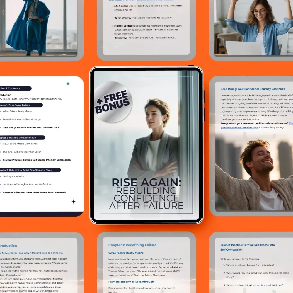 Rise Again: Rebuilding Confidence After Failure – A Practical Guide on How to Gain Confidence After Failure, Heal Your Self-Image, and Build Resilient Belief