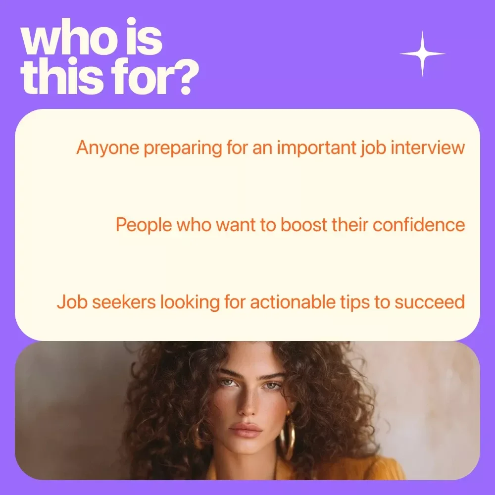 Own the Room: Confidence Secrets for Crushing Your Interview - Digital Download Guide