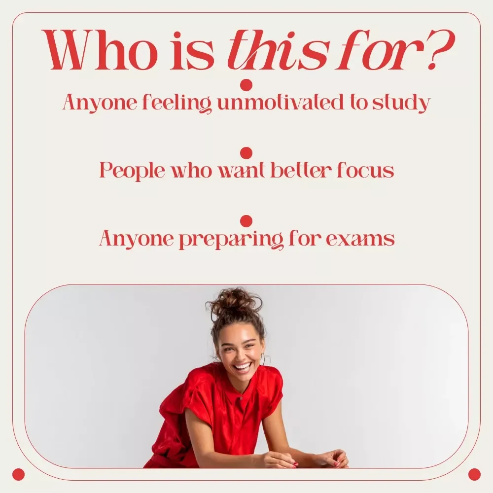 Study Spark Checklist: Light Up Your Motivation & Crush Your Exams | How to Get Motivated to Study for Exams | Printable Study Motivation Checklist
