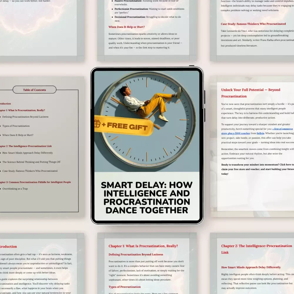 Smart Delay: How Intelligence and Procrastination Dance Together - eBook for Overcoming Procrastination with Your Smarter Side