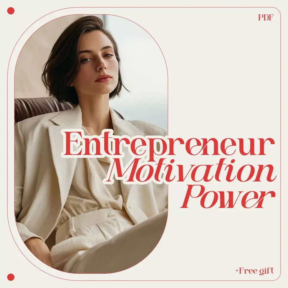 Entrepreneur Motivation Power Checklist — Spark Your Drive, Every Day | Digital Download for Entrepreneurs, Business Motivation Guide, Daily Productivity & Mindset Planner