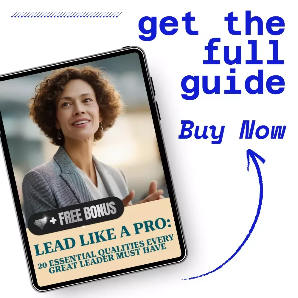 Lead Like a Pro: 20 Essential Qualities Every Great Leader Must Have – Leadership Skills Guide, Leadership eBook, Digital Download for Leadership Development