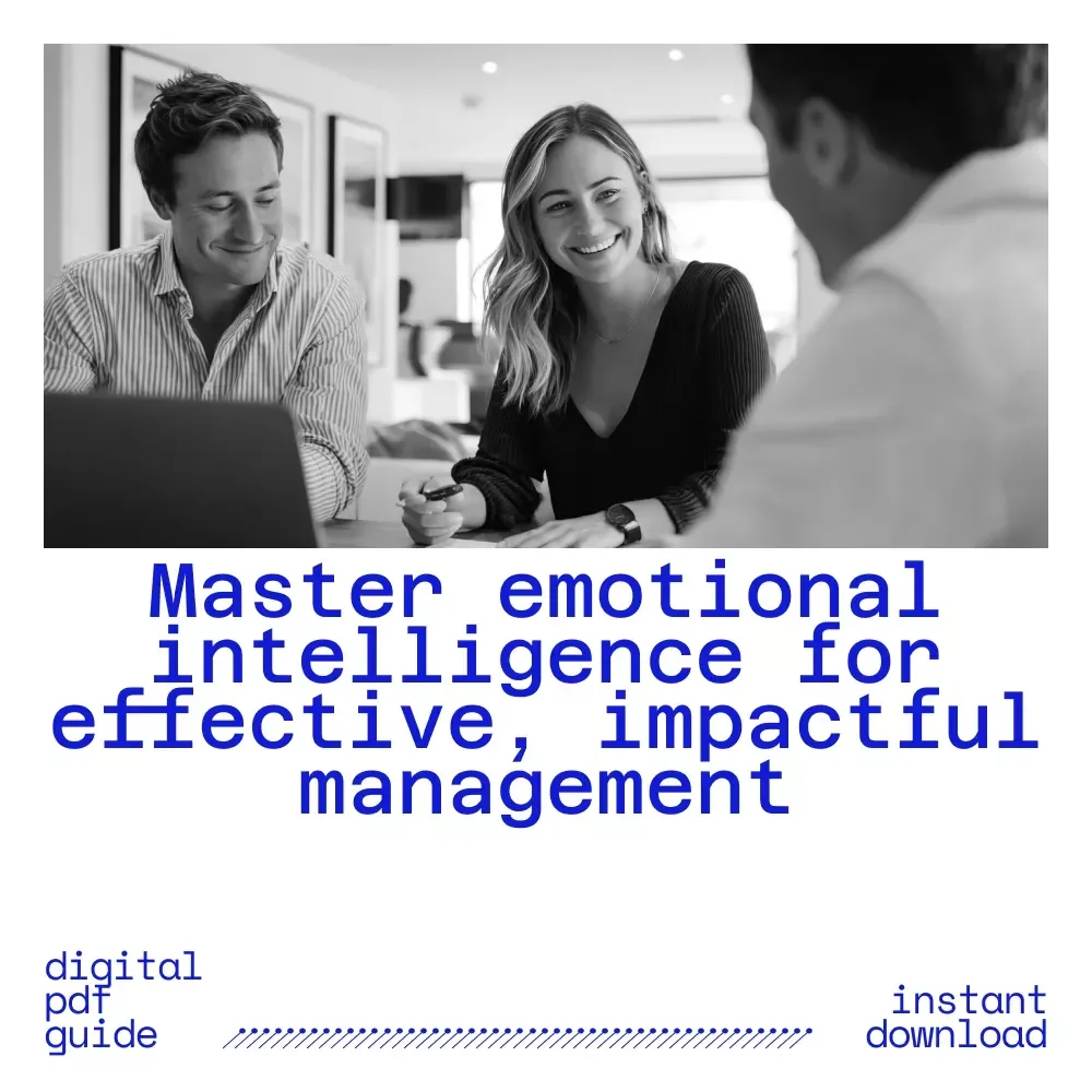 Leading with Heart: Emotional Intelligence Strategies for Impactful Management – Essential Guide for Managers, EI Techniques, and Team Motivation