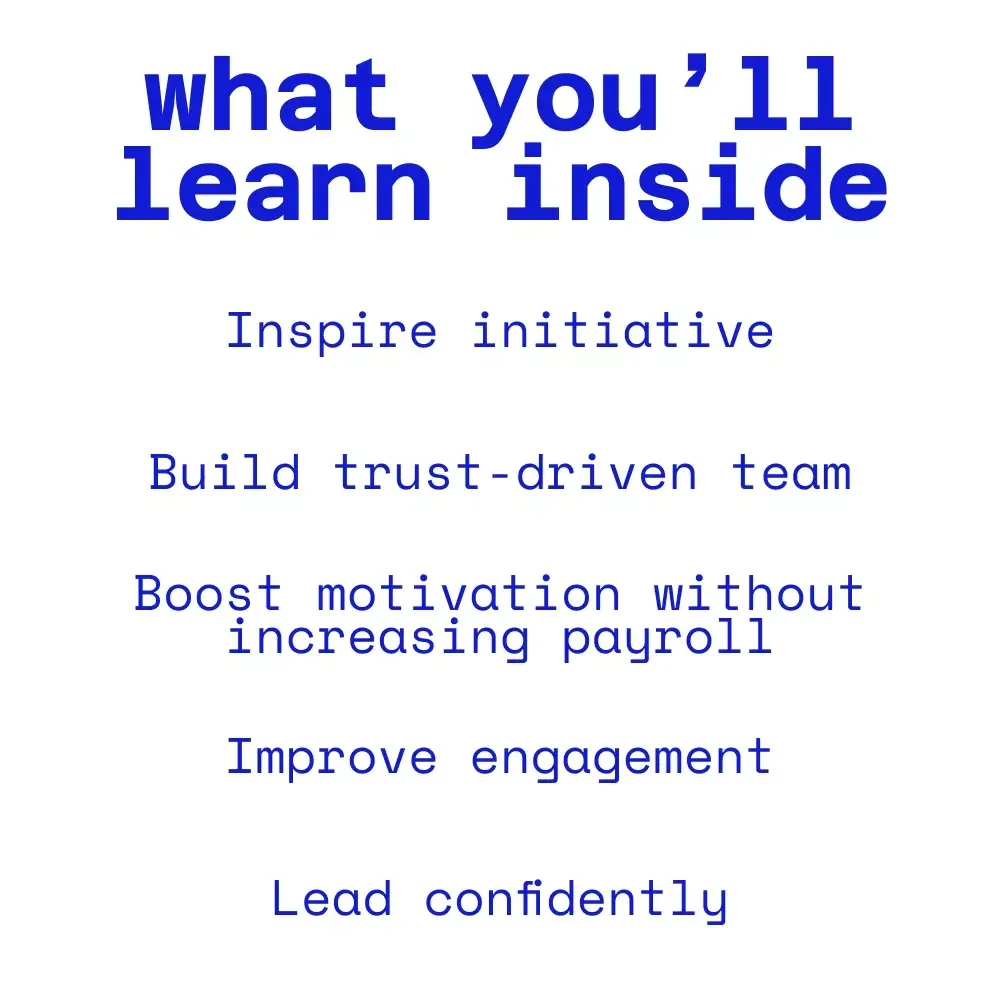 Driven Without Dollars: How to Motivate Your Team Beyond the Paycheck | Leadership Guide on how to motivate workers without money for Managers & Business Owners