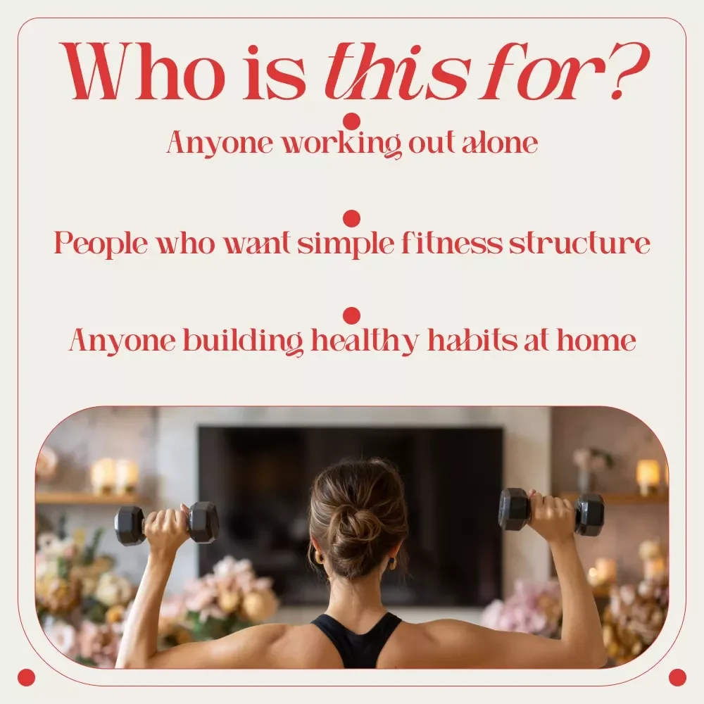 Solo Sweat Success: Your Ultimate Motivation Checklist – Digital Fitness Motivation Guide for Working Out Alone, At-Home Workout Checklist & Self-Discipline Planner Download