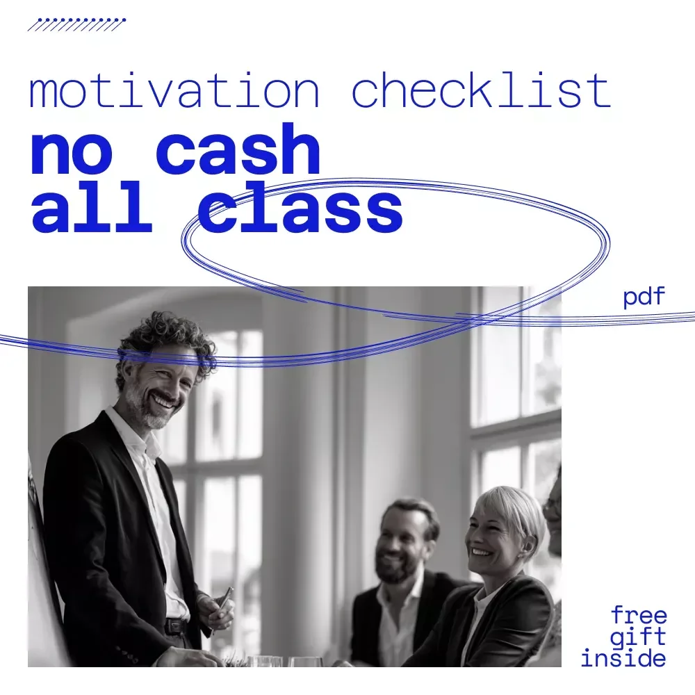 The “No-Cash, All-Class” Motivation Checklist | How to Motivate Workers Without Money | Leadership & Team Engagement Digital Download
