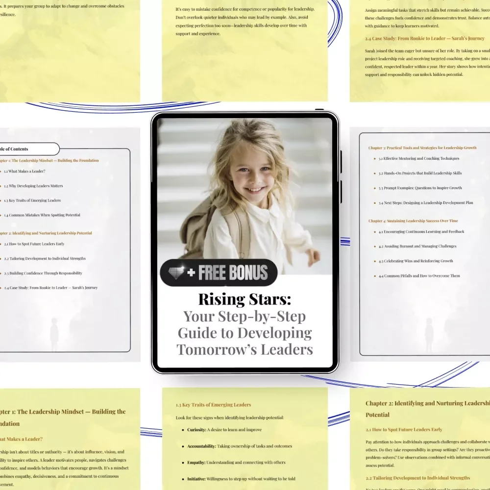 Rising Stars: Your Step-by-Step Guide to Developing Tomorrow’s Leaders | Practical Leadership Development Guide | Learn how to develop new leaders