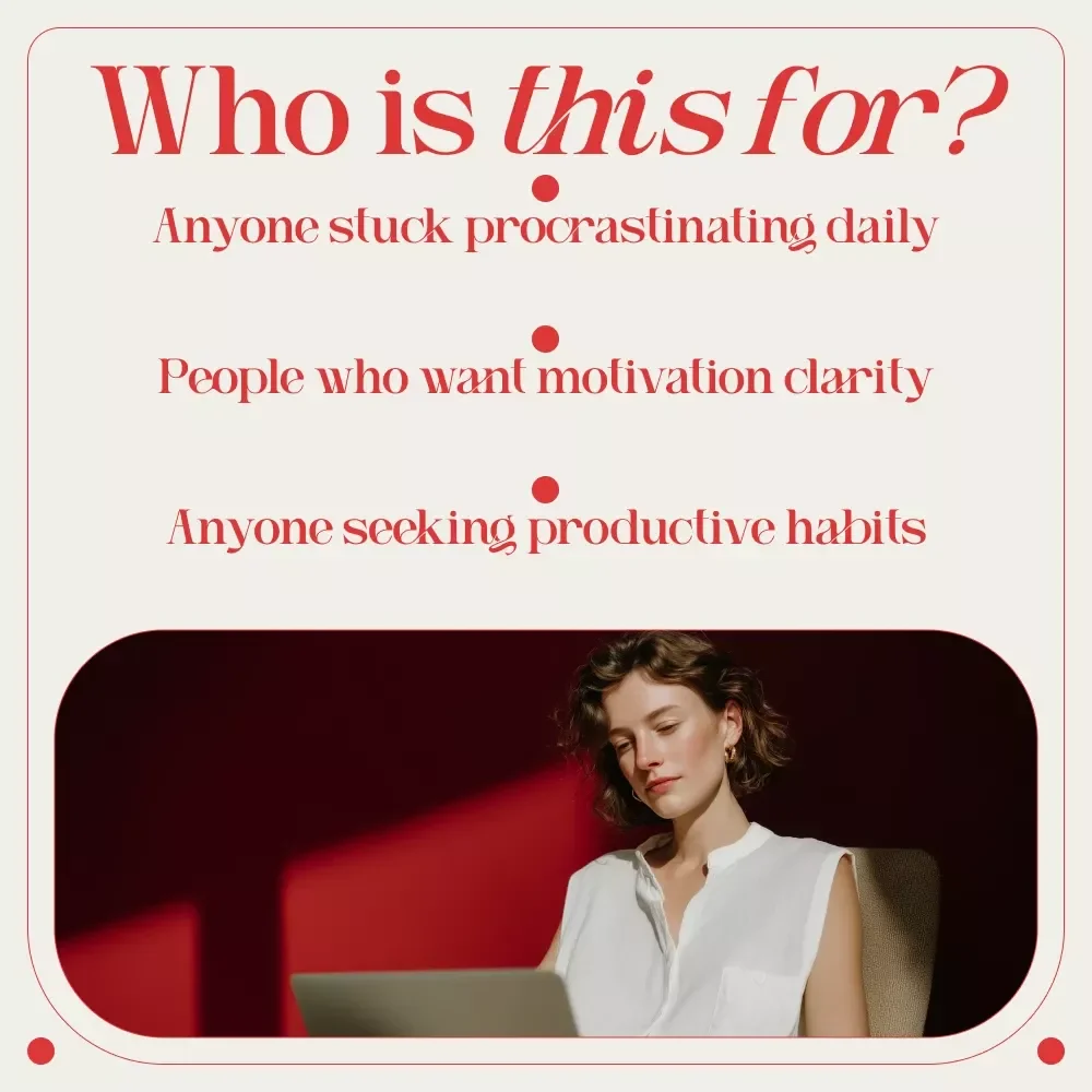 Kickstart Now: The No-Nonsense Guide to Motivating a Procrastinator | Practical Guide for How to Motivate a Procrastinator & Build Real Momentum