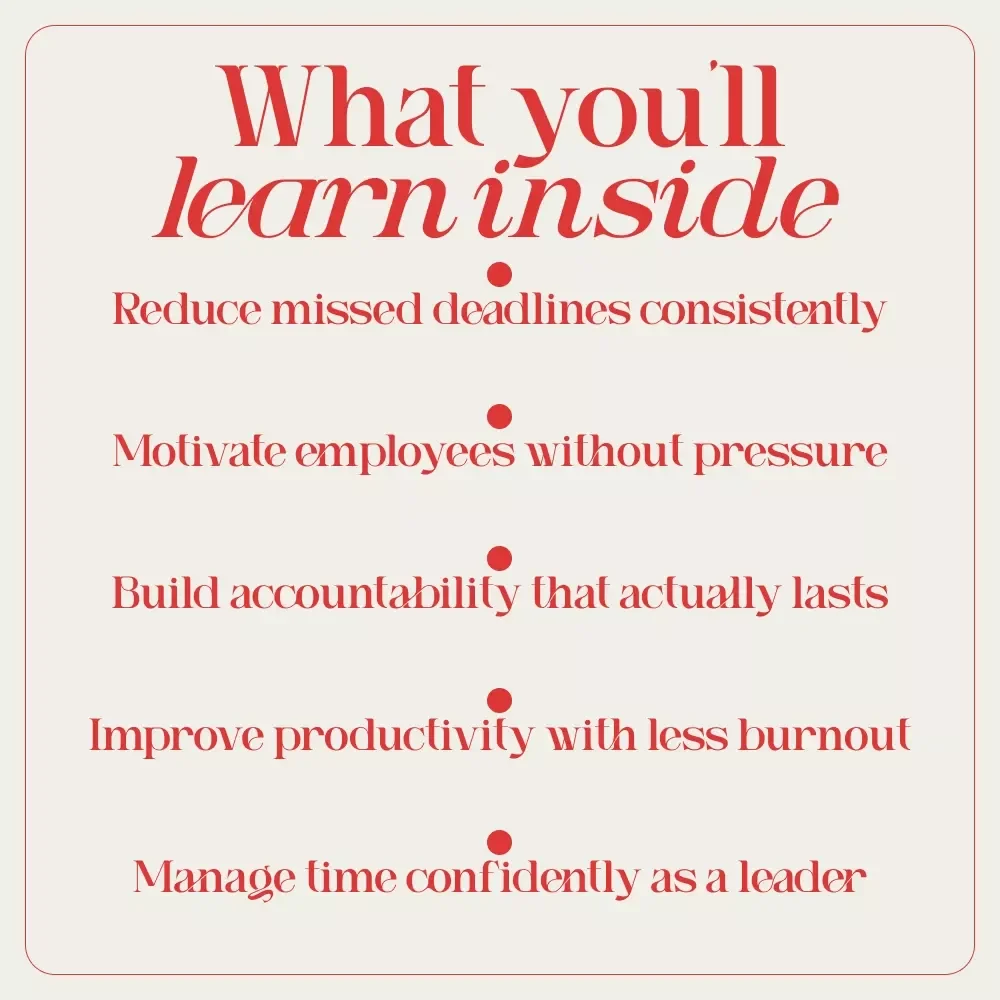 Deadline-Driven: How to Motivate Employees to Deliver On Time Without the Stress | Manager Productivity Guide, Leadership eBook, Accountability & Team Motivation Digital Download