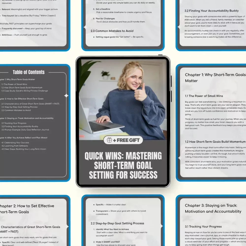 Quick Wins: Mastering Short-Term Goal Setting for Success – How to Set Short Term Goals for Yourself Guide
