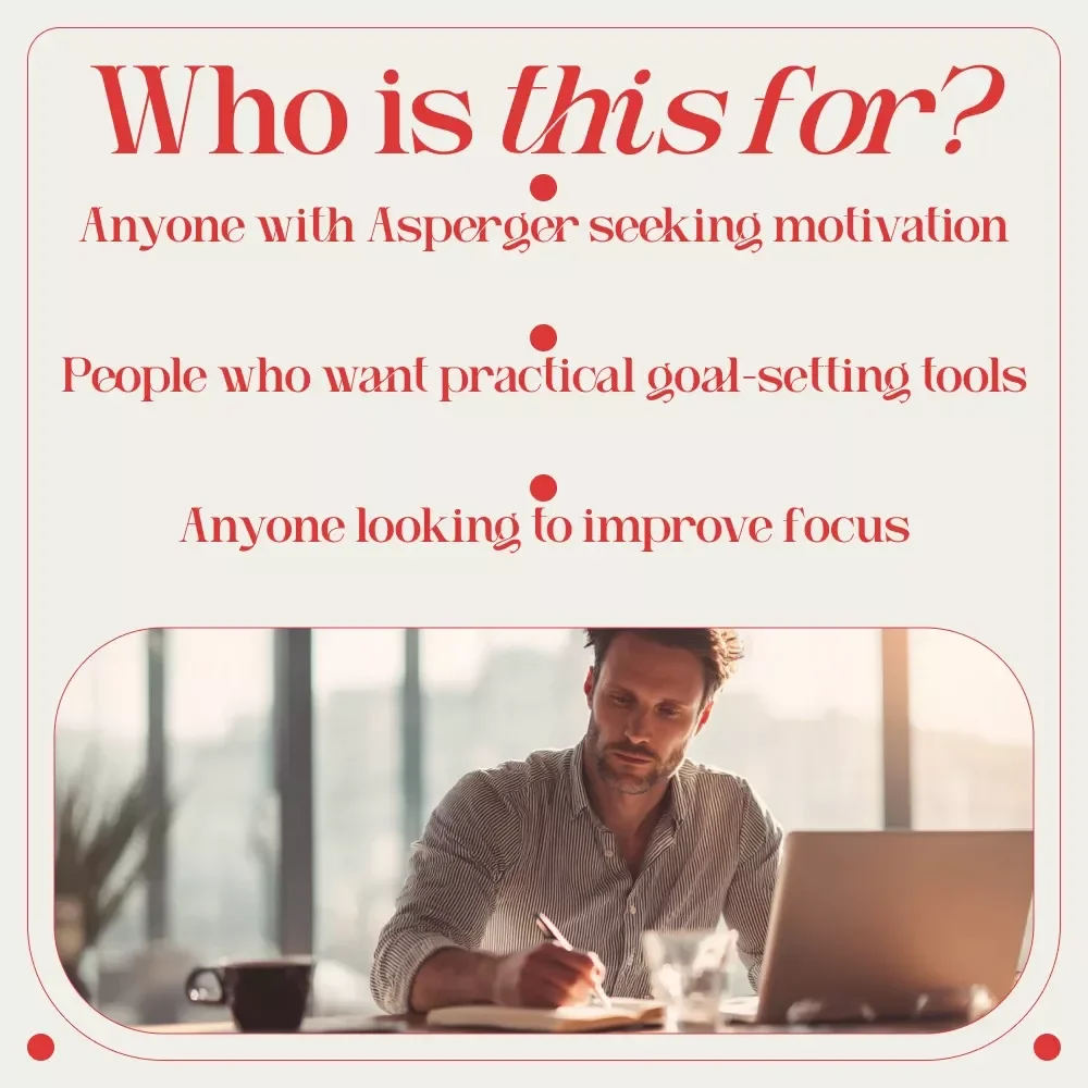 The Motivation Power-Up Checklist for Asperger Adults – Digital Download eBook, Guide, and Checklist to Boost Focus, Build Routines, and Stay Motivated