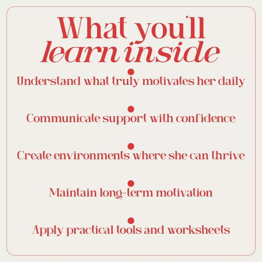 Ignite Her Spark: A Practical Guide to Motivating Women with Purpose and Heart – Digital Download eBook, Motivation Guide, Checklist for Empowering Women, Emotional Support, Personal Growth