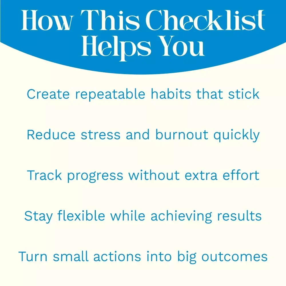 The “Ditch the Goal, Build the System” Checklist: How to Set Up Systems Instead of Goals for Consistent Success