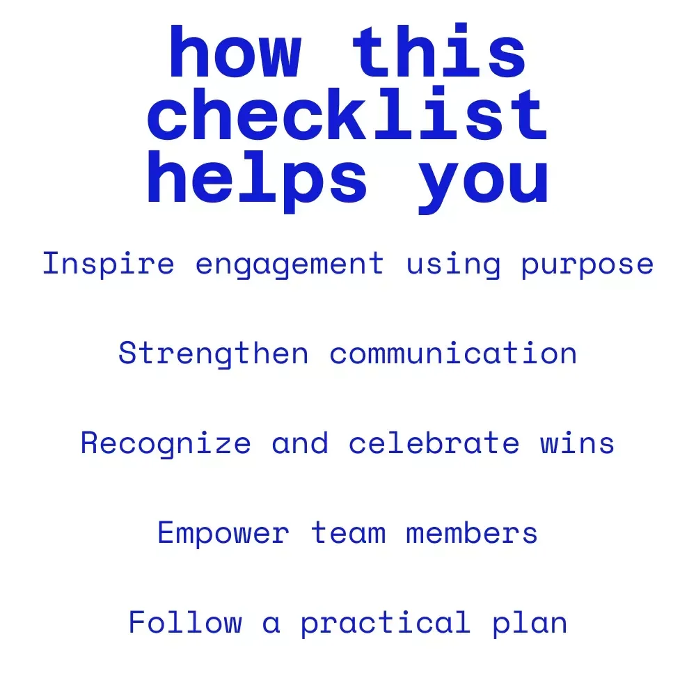 The “No-Cash, All-Class” Motivation Checklist | How to Motivate Workers Without Money | Leadership & Team Engagement Digital Download