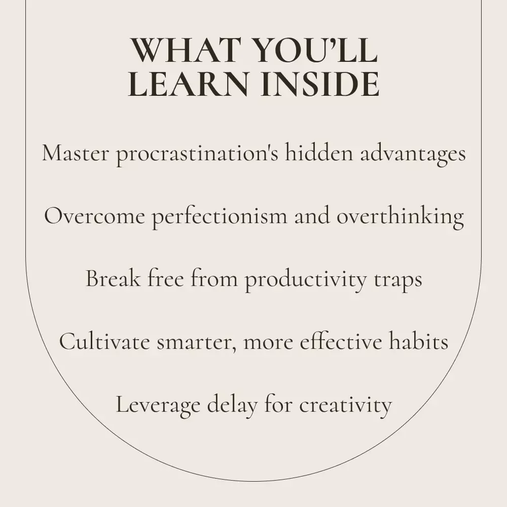 Smart Delay: How Intelligence and Procrastination Dance Together - eBook for Overcoming Procrastination with Your Smarter Side