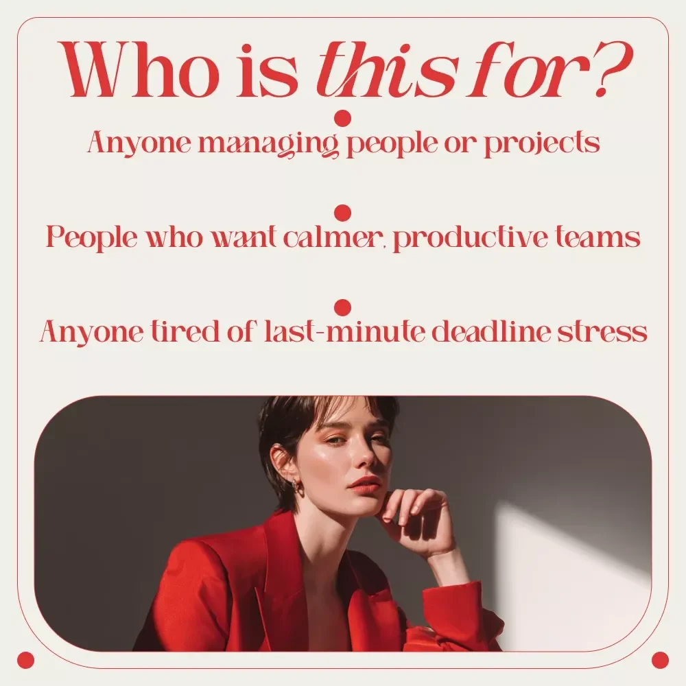 Deadline-Driven: How to Motivate Employees to Deliver On Time Without the Stress | Manager Productivity Guide, Leadership eBook, Accountability & Team Motivation Digital Download