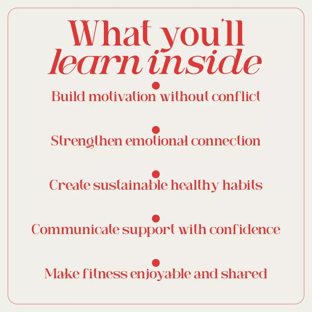 Move Together: How to Inspire Your Wife to Embrace Fitness with Love and Support | Couples Fitness Guide, Relationship Wellness eBook, Healthy Habits Checklist for Husbands