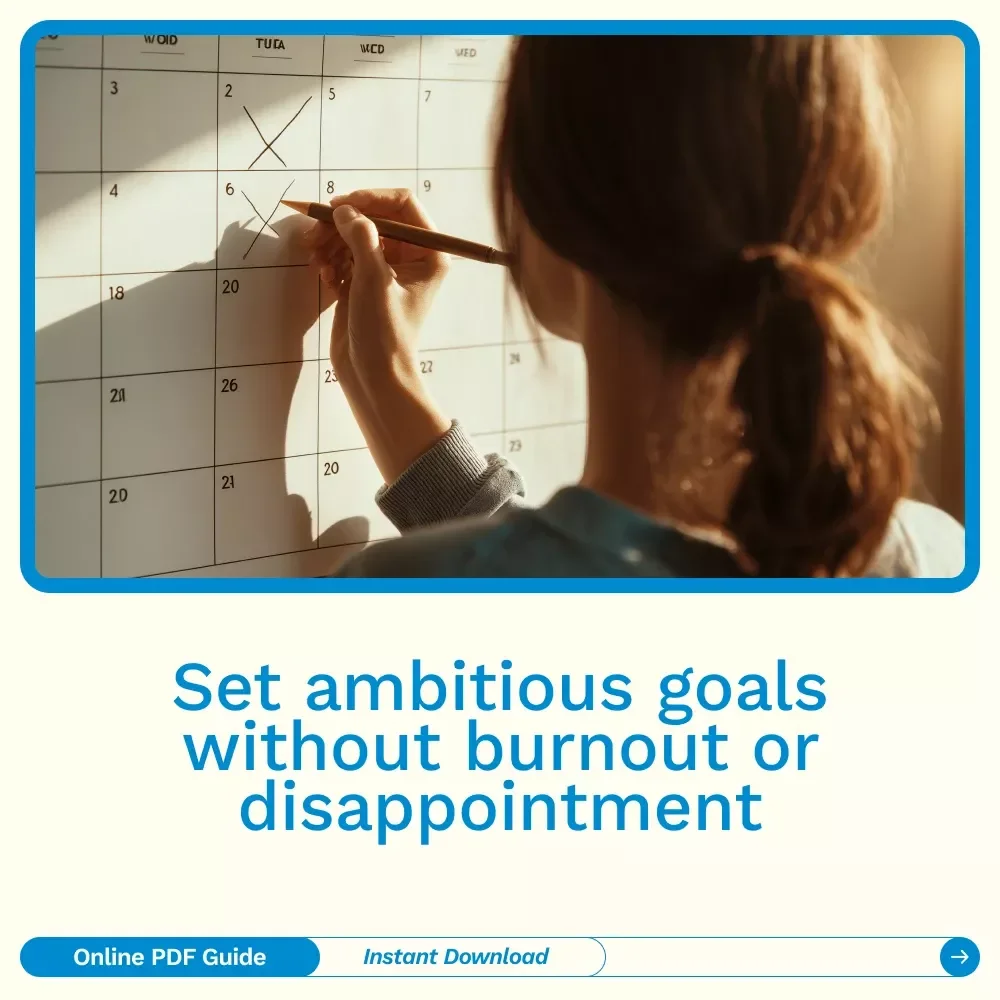 Dream Big, But Not Blindly: The Art of Avoiding Unrealistic Goals | Goal Setting Guide, Personal Development eBook, Productivity & Self-Improvement Digital Download