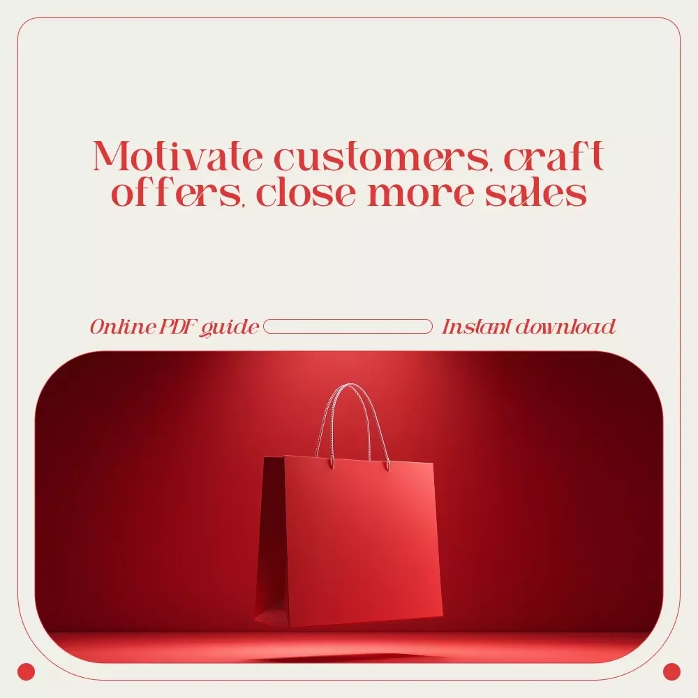 Spark the Sale: How to Motivate Customers to Buy Your Product | Digital Marketing Guide, Sales Psychology eBook, Customer Motivation Checklist