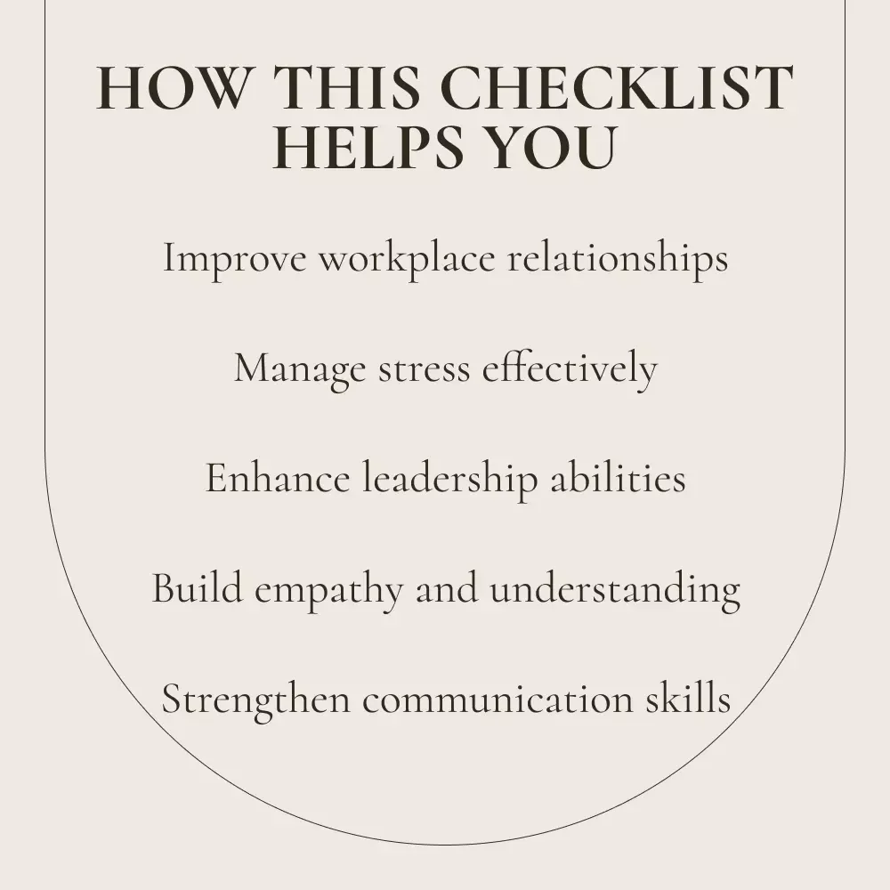 Your Emotional Intelligence Power Checklist: Boost Workplace Success Step-by-Step