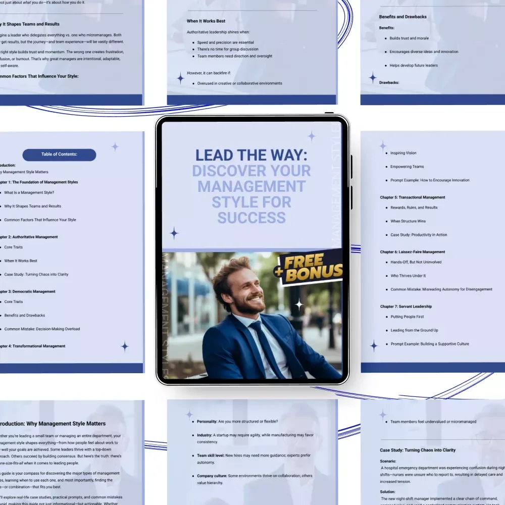Lead the Way: Discover Your Management Style for Success – Understand Your Type of Management Style for Effective Leadership